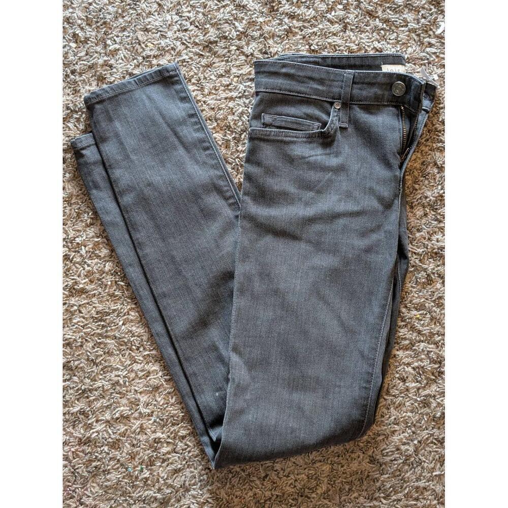 Joie Womens Grey Jeans Skinny Size 2 Button Front Classic Fit
